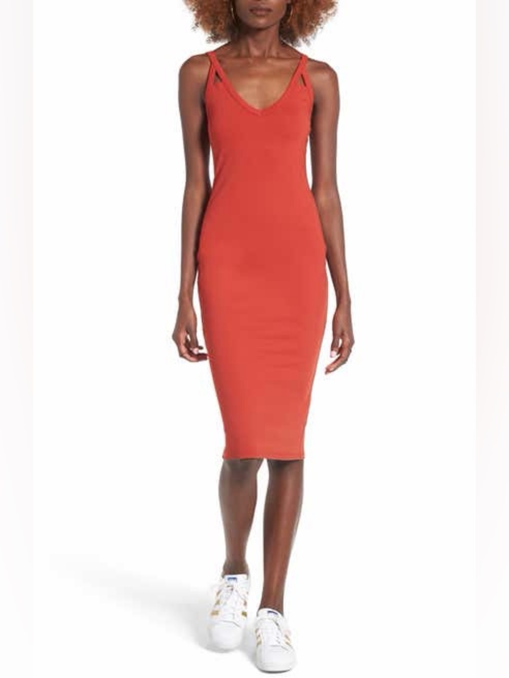 Leith Cutout Strap Body-Con Dress NWT